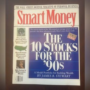 Smart Money Magazine April 15, 1992 Volume 1 Number 1 Premier Issue